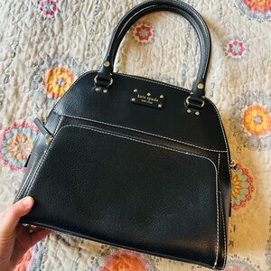 KATE SPADE ♠️ Black leather handle bag